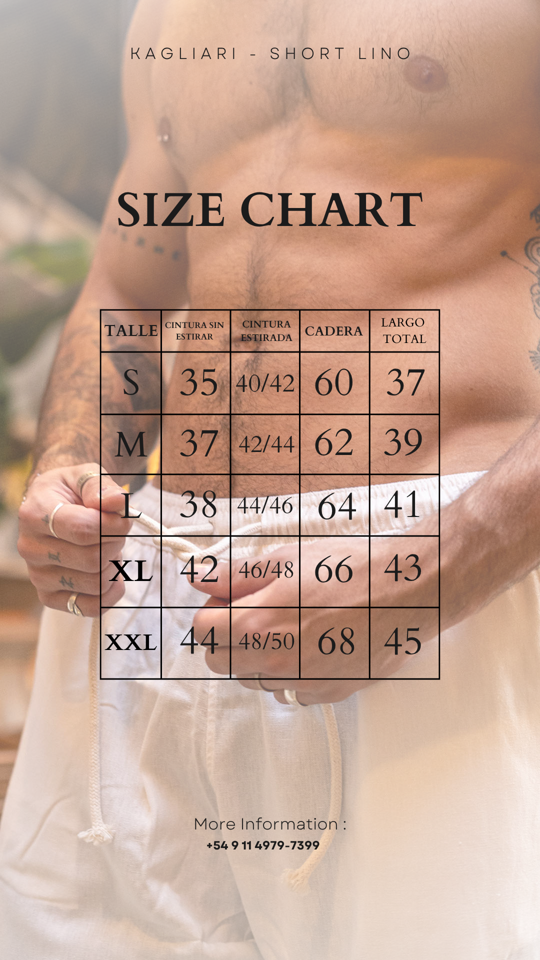 Short de Lino · Black