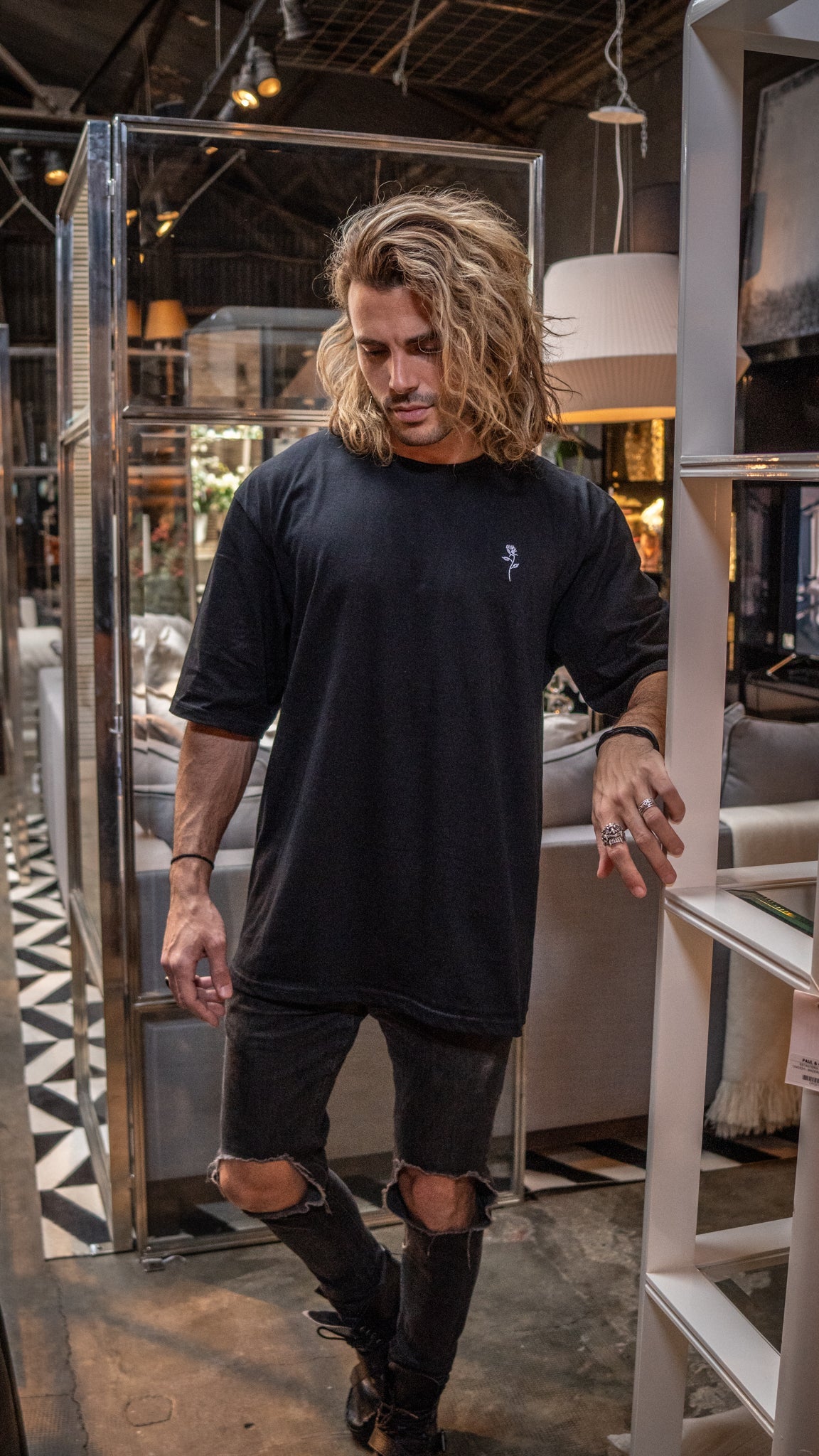 Camiseta oversize || Black Panther