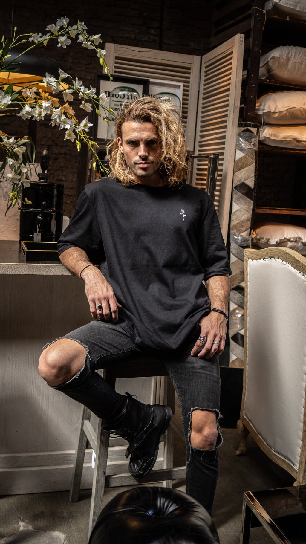 Camiseta oversize || Black Panther