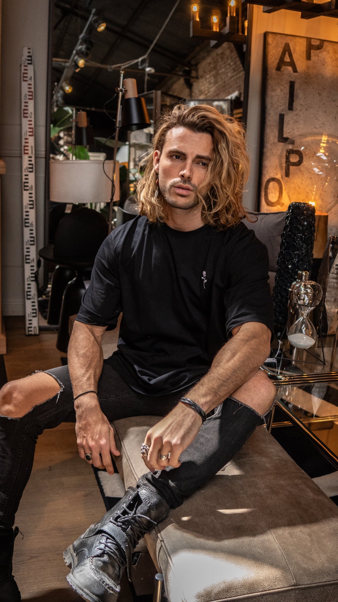 Camiseta oversize || Black Panther