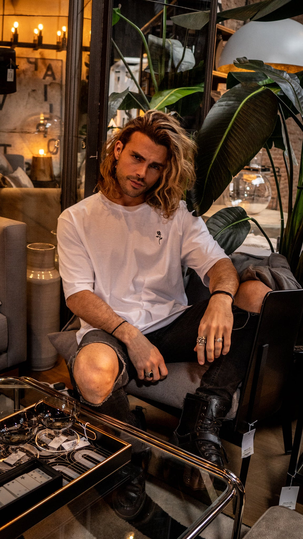 Camiseta oversize || White Owl