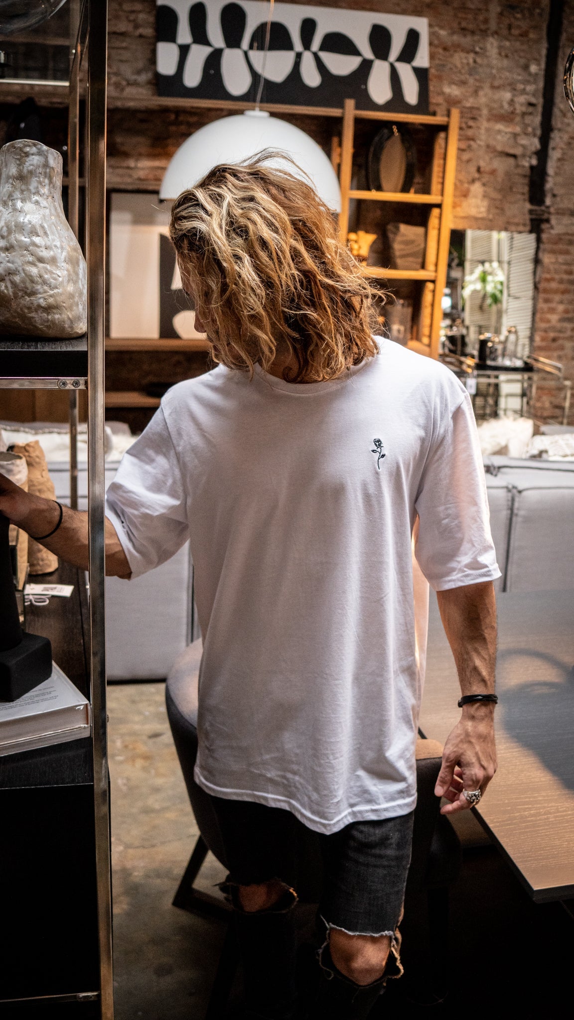 Camiseta oversize || White Owl