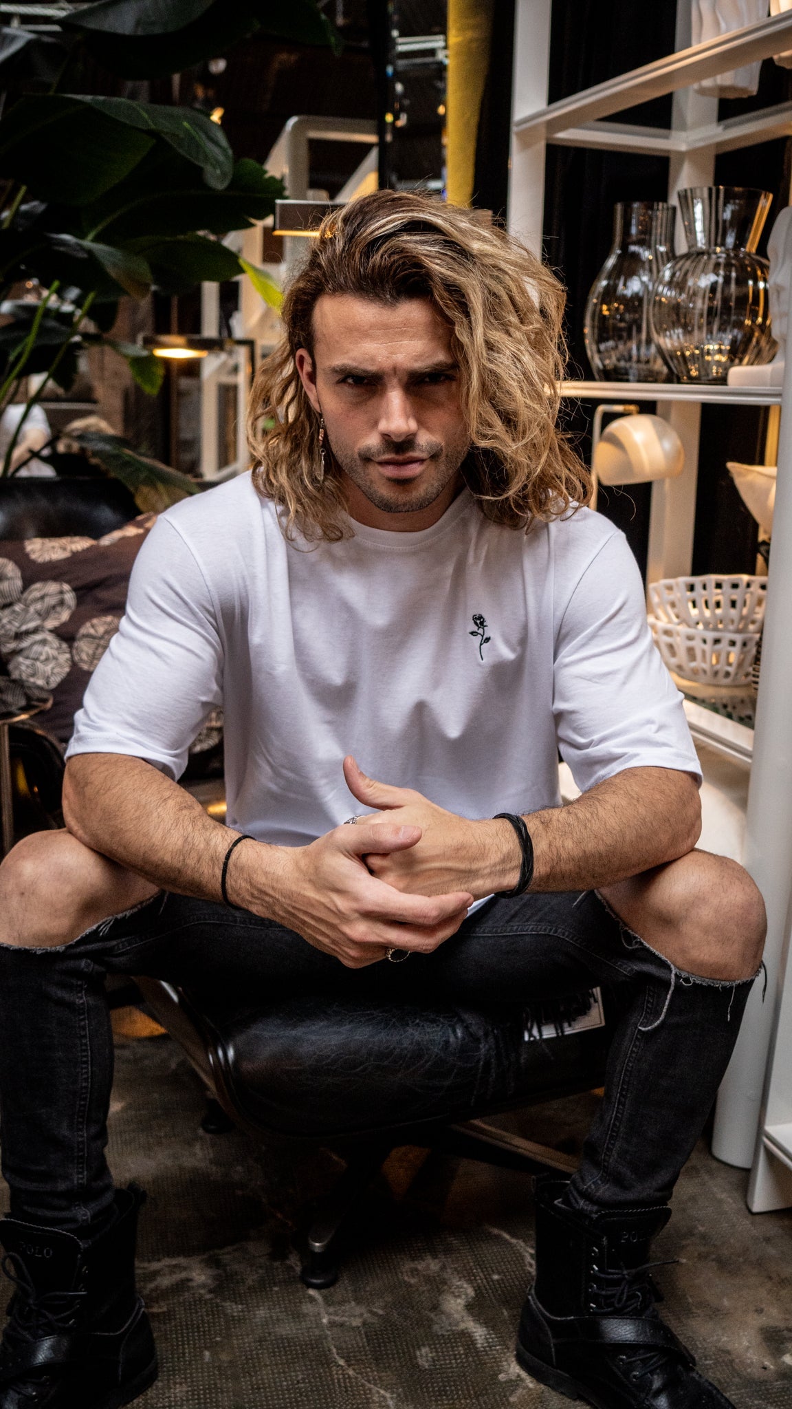 Camiseta oversize || White Owl