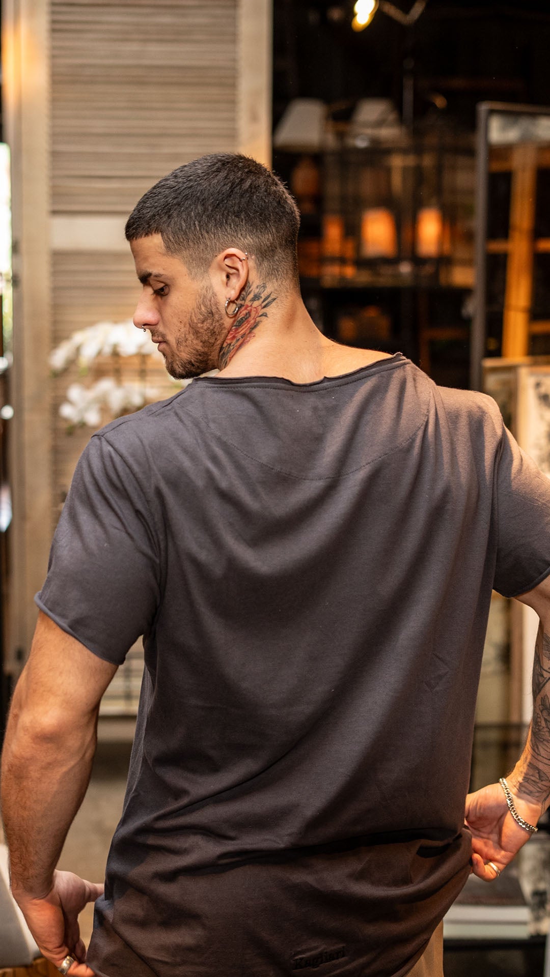 Camiseta Ibiza cuello amplio || Storm