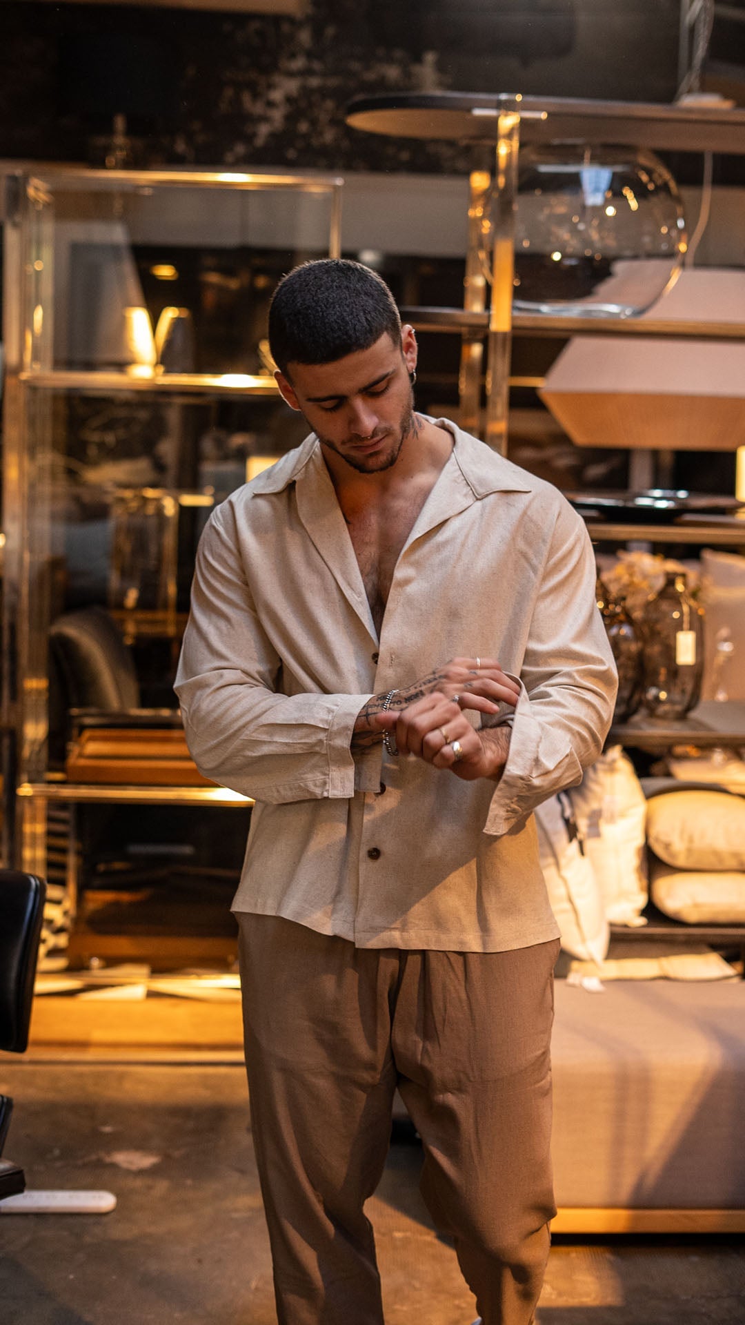 Camisa Ibiza · Cream