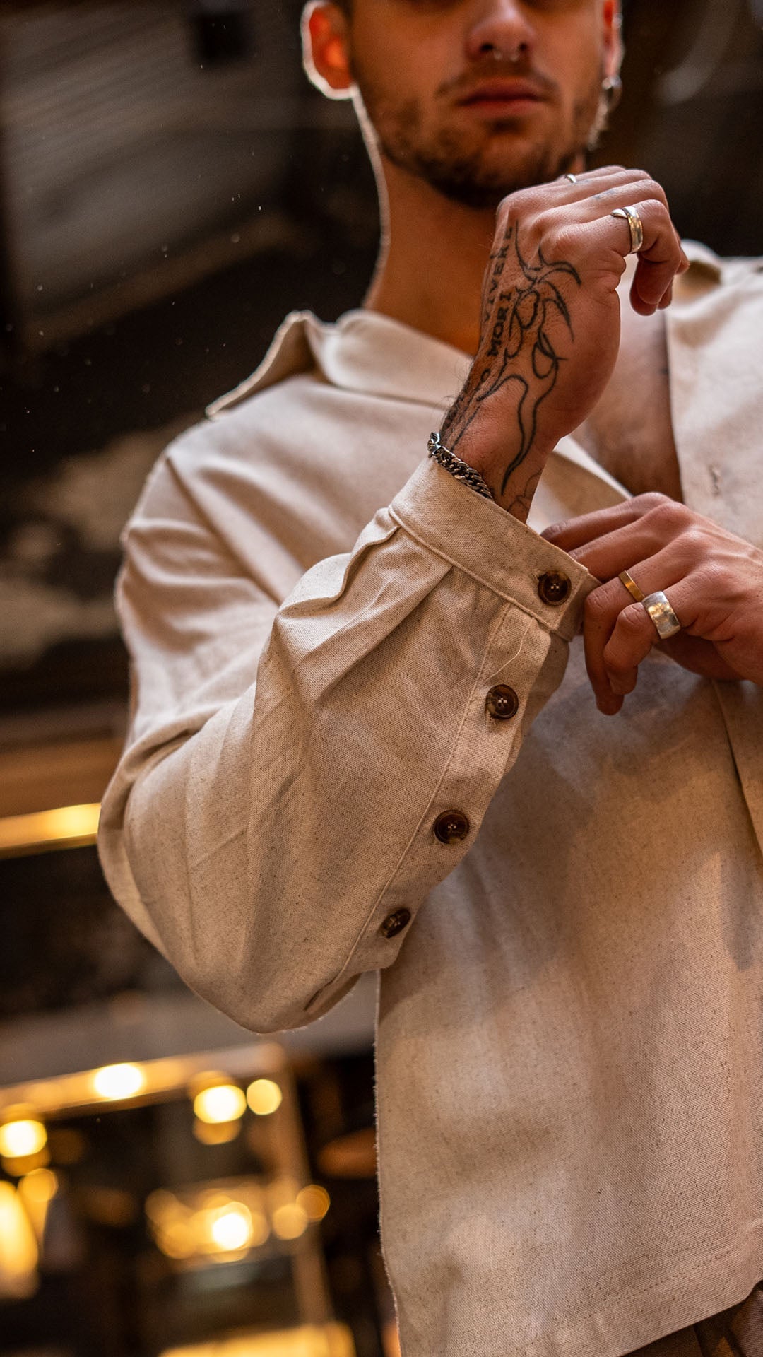 Camisa Ibiza · Cream