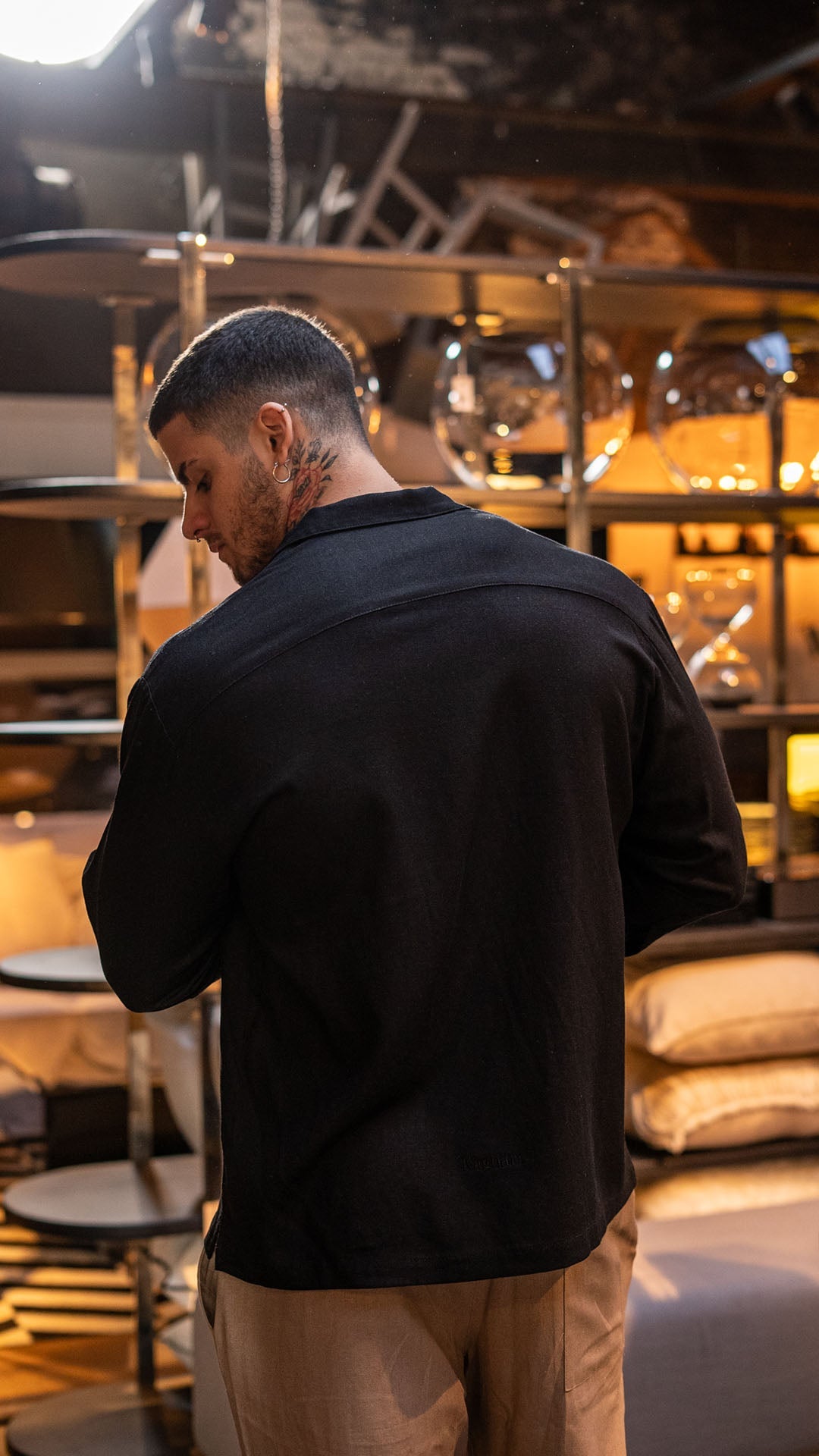 Camisa Ibiza · Black Bronze