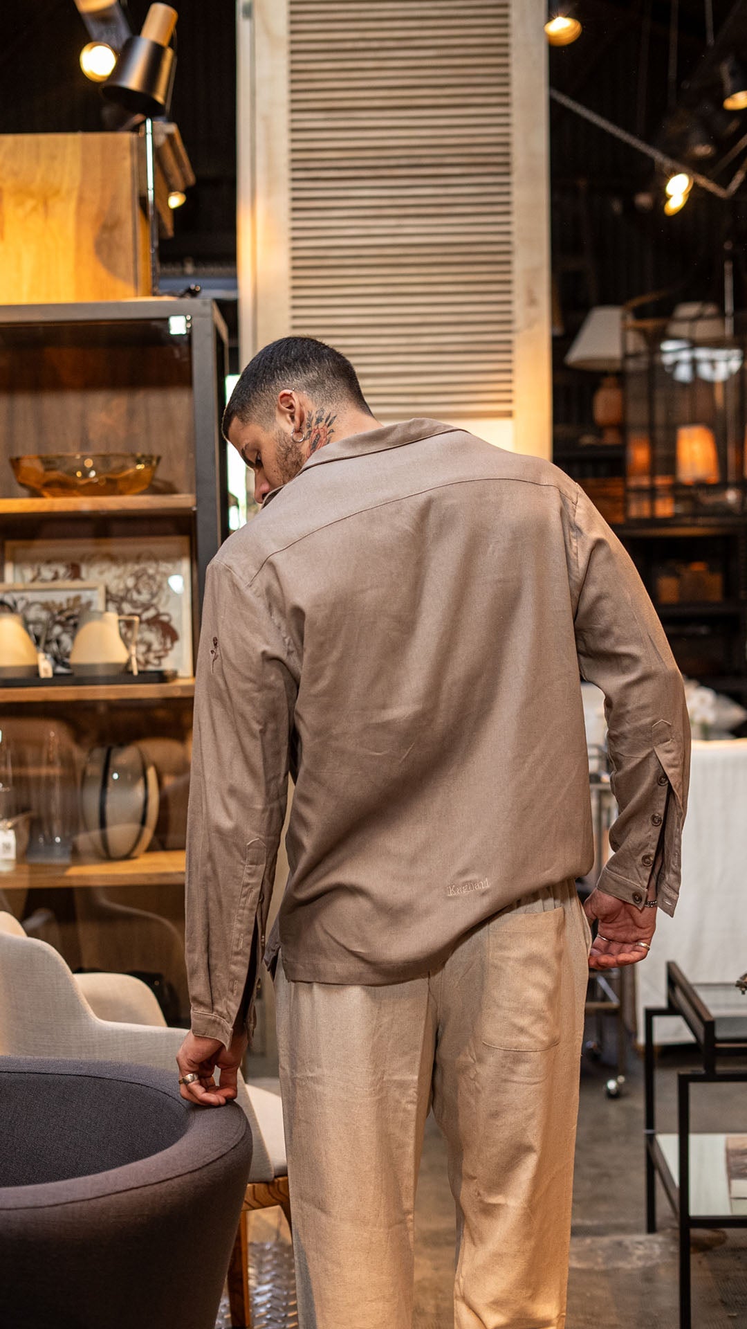 Camisa Ibiza · Tierra