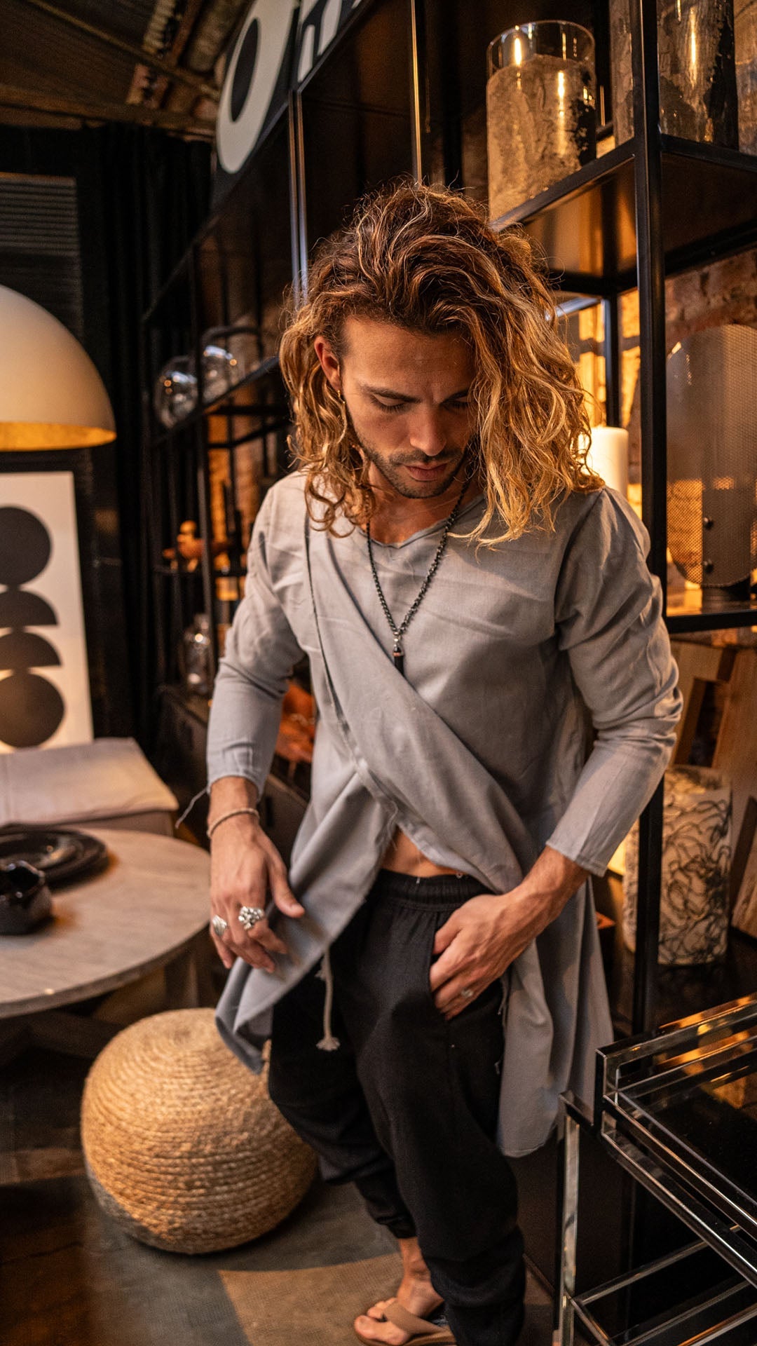 Camisola de Lino · Perla