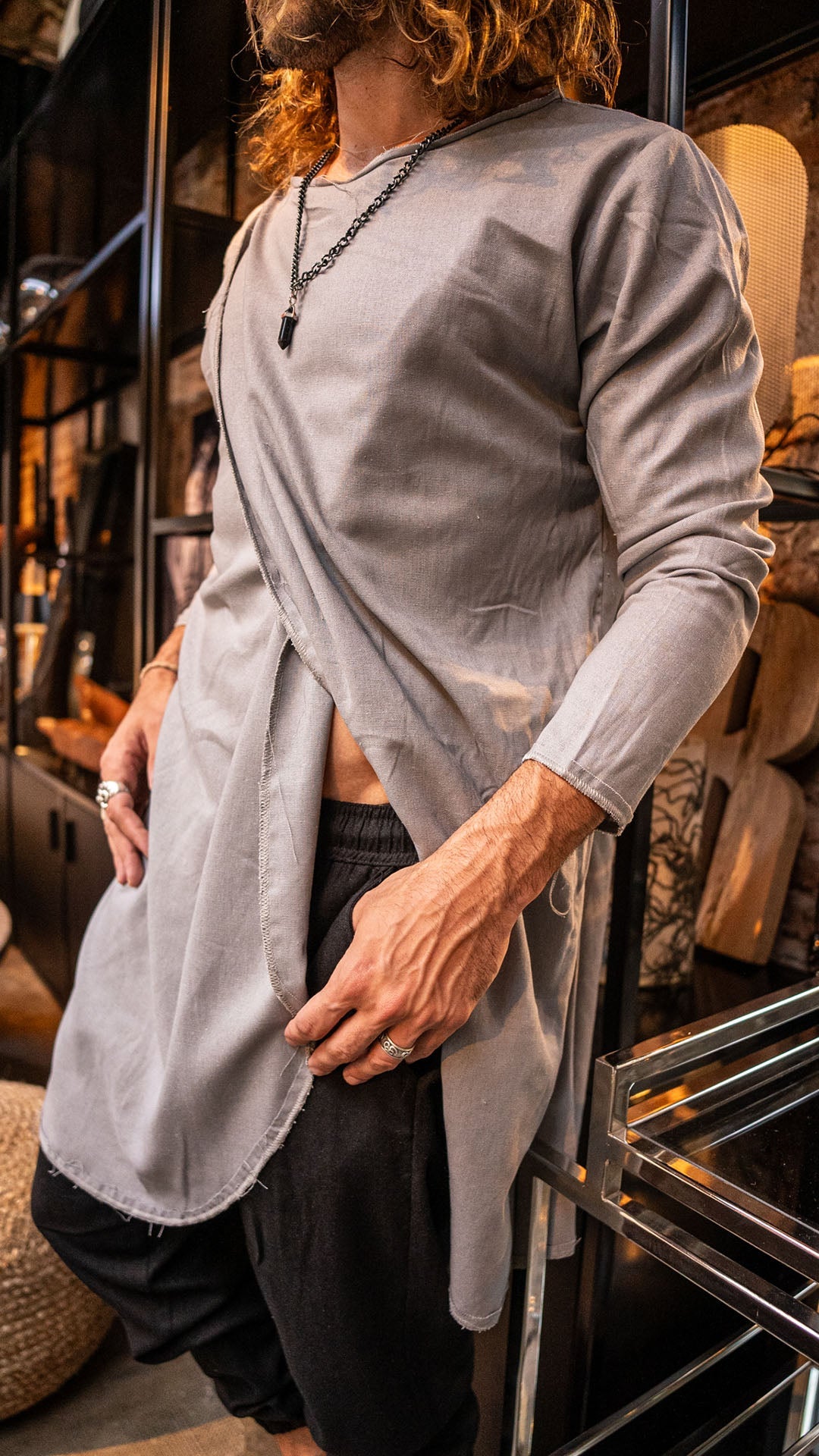 Camisola de Lino · Perla