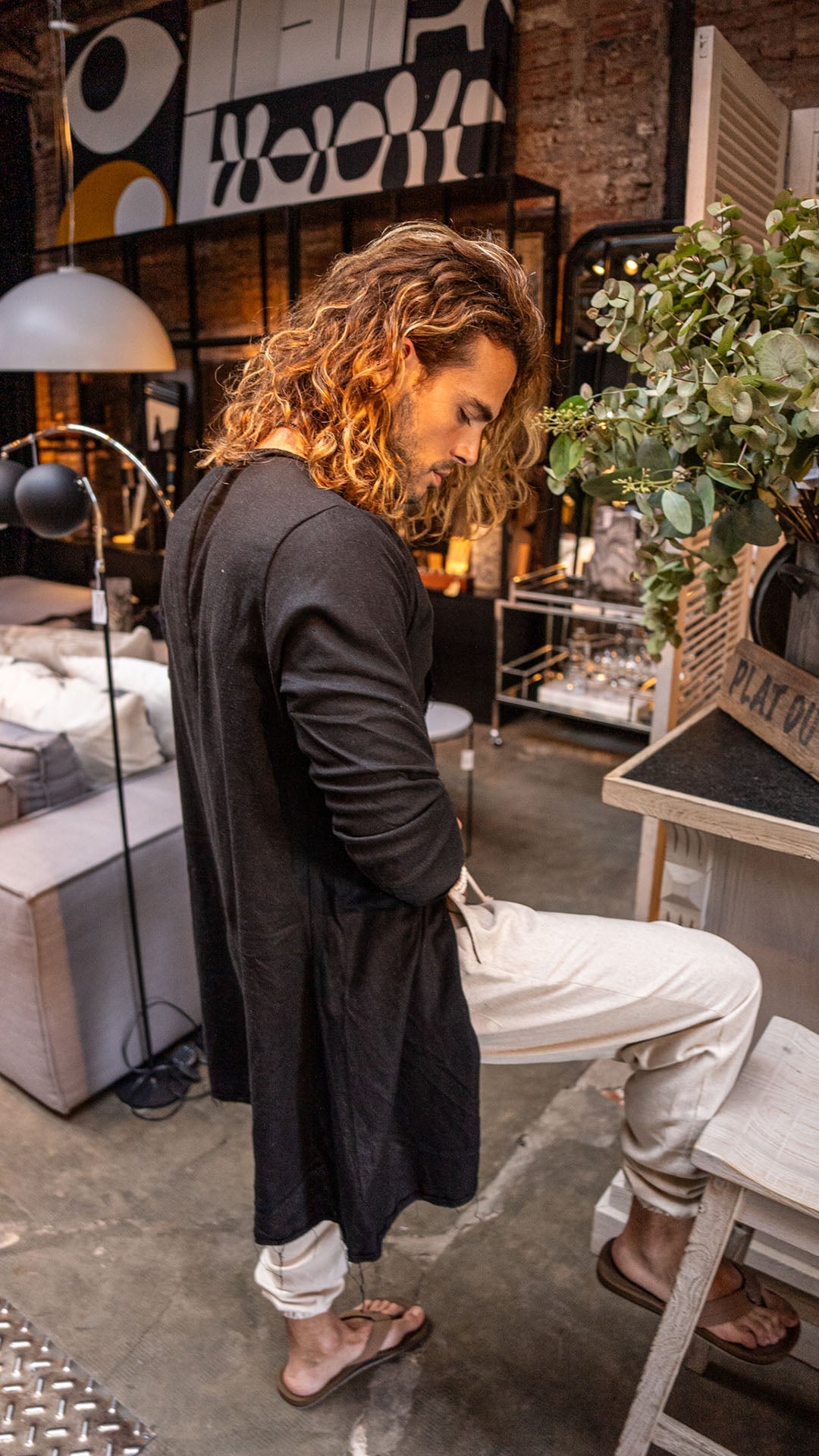 Camisola de Lino · Black Snake