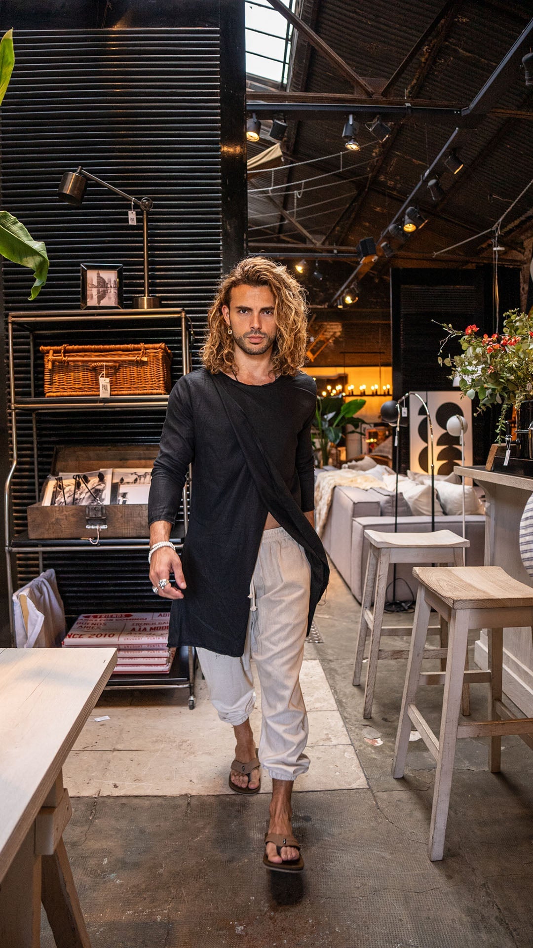 Camisola de Lino · Black Snake