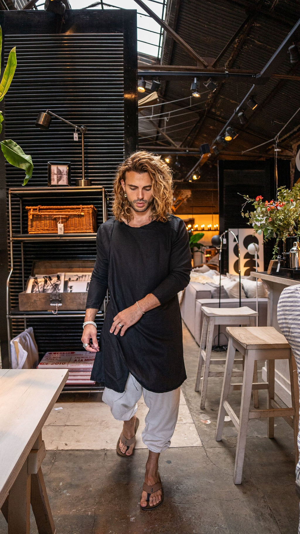 Camisola de Lino · Black Snake