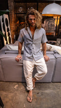 Camisa Cuello Mao · Rock