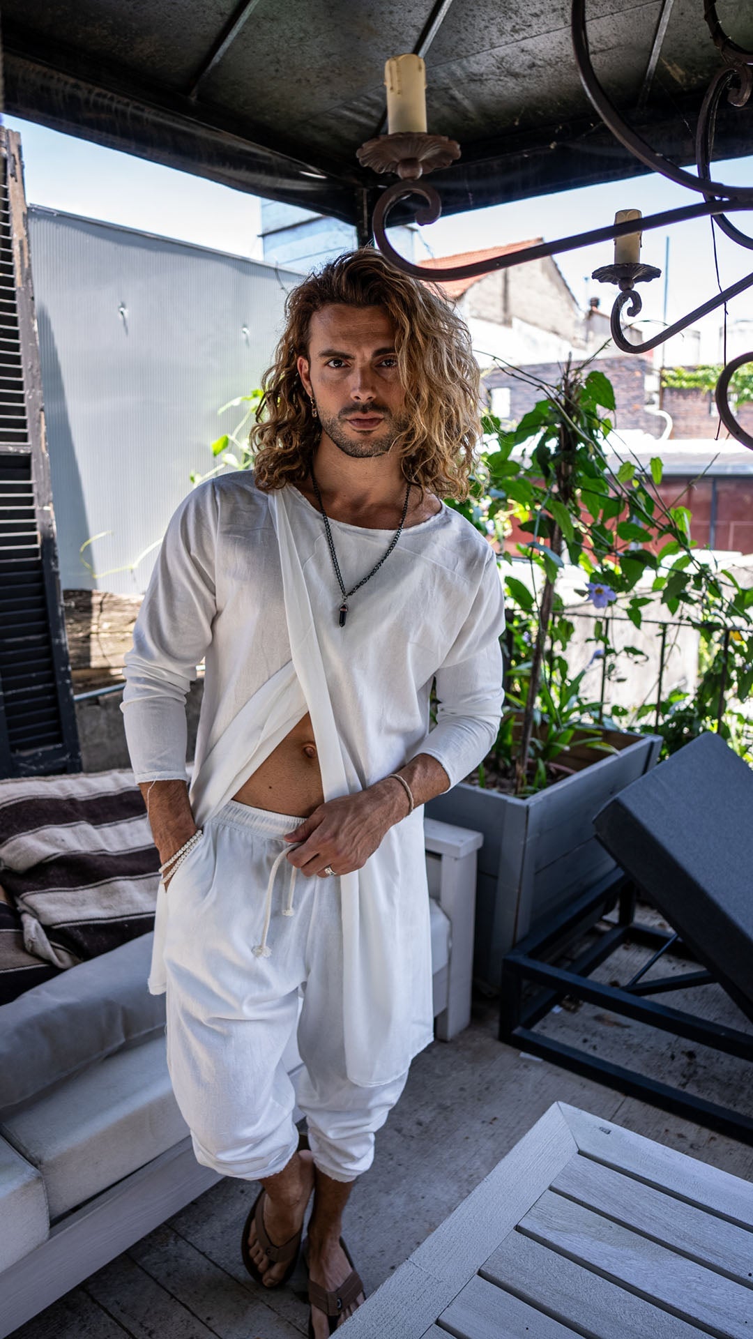 Camisola de Lino · White